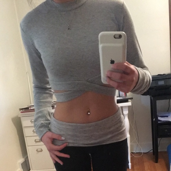 COPY - NWT Cheap Monday Cropped Sweatshirt - Picture 3 of 4